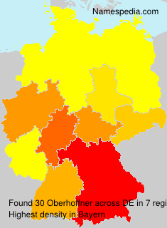Surname Oberhoffner in Germany Surname Oberhoffner in Germany