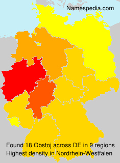 Surname Obstoj in Germany Surname Obstoj in Germany