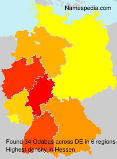 Surname Odabas in Germany Surname Odabas in Germany