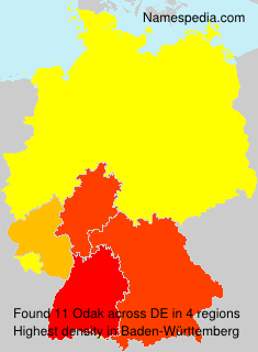 Surname Odak in Germany Surname Odak in Germany