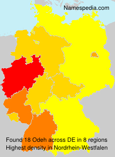 Surname Odeh in Germany Surname Odeh in Germany