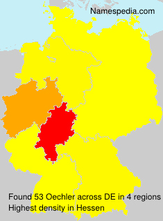 Surname Oechler in Germany Surname Oechler in Germany