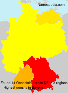 Surname Oechslein in Germany Surname Oechslein in Germany