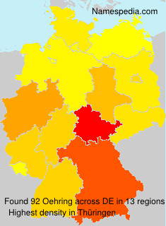 Surname Oehring in Germany Surname Oehring in Germany
