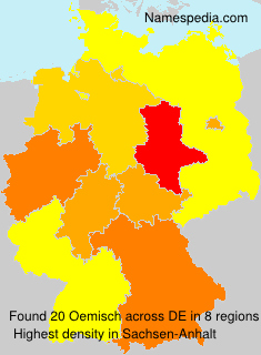 Surname Oemisch in Germany Surname Oemisch in Germany