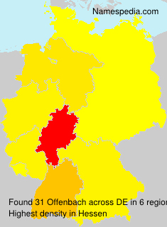 Surname Offenbach in Germany Surname Offenbach in Germany