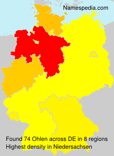 Surname Ohlen in Germany Surname Ohlen in Germany