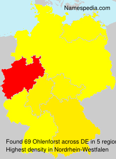 Surname Ohlenforst in Germany Surname Ohlenforst in Germany
