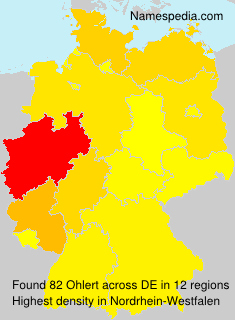 Surname Ohlert in Germany Surname Ohlert in Germany