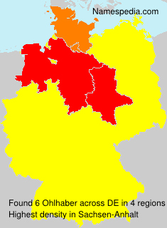 Surname Ohlhaber in Germany Surname Ohlhaber in Germany