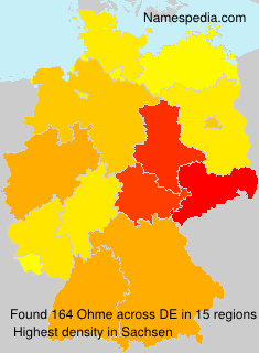 Surname Ohme in Germany Surname Ohme in Germany