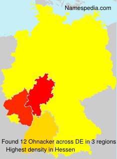 Surname Ohnacker in Germany Surname Ohnacker in Germany