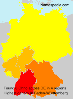 Surname Ohno in Germany Surname Ohno in Germany
