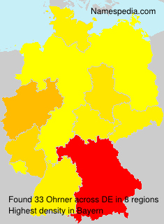 Surname Ohrner in Germany Surname Ohrner in Germany