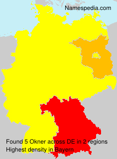Surname Okner in Germany Surname Okner in Germany