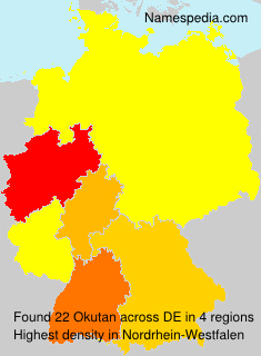 Surname Okutan in Germany Surname Okutan in Germany