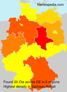 Surname Ola in Germany Surname Ola in Germany