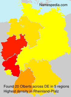 Surname Olberts in Germany Surname Olberts in Germany
