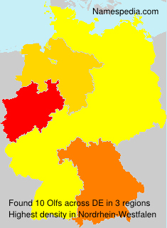 Surname Olfs in Germany Surname Olfs in Germany