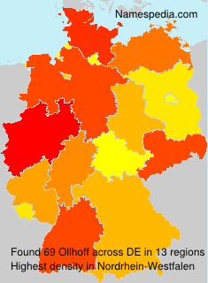 Surname Ollhoff in Germany Surname Ollhoff in Germany
