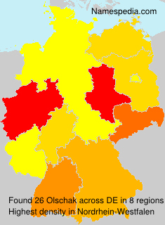 Surname Olschak in Germany Surname Olschak in Germany