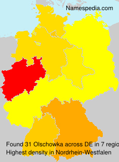 Surname Olschowka in Germany Surname Olschowka in Germany