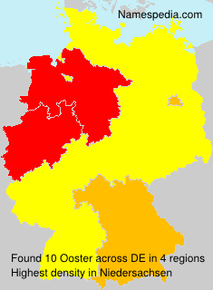 Surname Ooster in Germany Surname Ooster in Germany