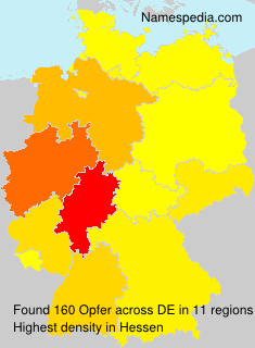 Surname Opfer in Germany Surname Opfer in Germany