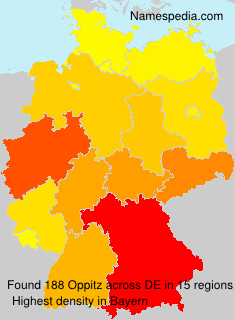 Surname Oppitz in Germany Surname Oppitz in Germany