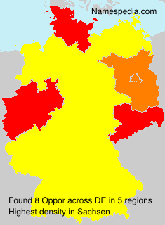 Surname Oppor in Germany Surname Oppor in Germany
