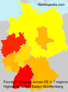 Surname Orawski in Germany Surname Orawski in Germany
