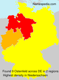 Surname Ostenfeld in Germany Surname Ostenfeld in Germany