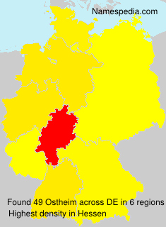 Surname Ostheim in Germany Surname Ostheim in Germany