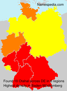 Surname Otahal in Germany Surname Otahal in Germany