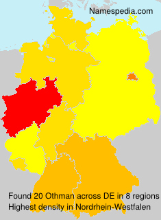 Surname Othman in Germany Surname Othman in Germany