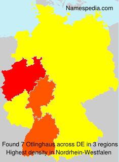 Surname Otlinghaus in Germany Surname Otlinghaus in Germany