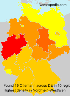 Surname Ottemann in Germany Surname Ottemann in Germany