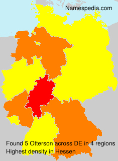 Surname Otterson in Germany Surname Otterson in Germany
