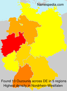 Surname Ouzounis in Germany Surname Ouzounis in Germany