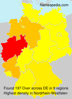 Surname Over in Germany Surname Over in Germany