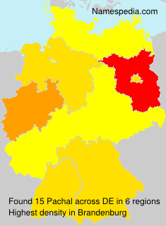 Surname Pachal in Germany Surname Pachal in Germany