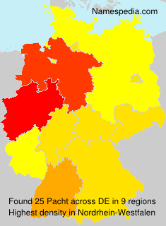 Surname Pacht in Germany