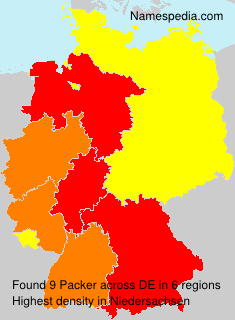 Surname Packer in Germany Surname Packer in Germany