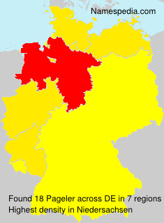 Surname Pageler in Germany Surname Pageler in Germany