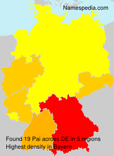Surname Pai in Germany Surname Pai in Germany