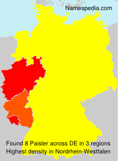 Surname Paisler in Germany Surname Paisler in Germany
