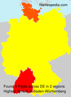 Surname Pajda in Germany Surname Pajda in Germany