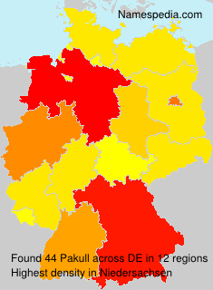 Surname Pakull in Germany Surname Pakull in Germany
