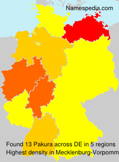 Surname Pakura in Germany Surname Pakura in Germany