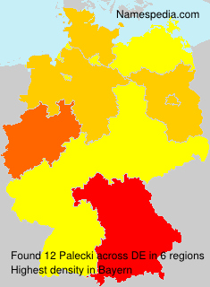 Surname Palecki in Germany Surname Palecki in Germany